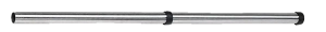Tuyau de rallonge, 1 pièce, acier inoxydable, Ø 36 mm, 500 mm