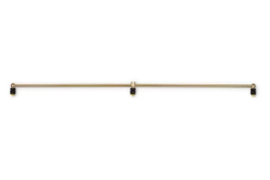 Brede spuitstang, messing, 100 cm
